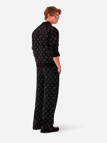 Casablanca Hombre Barcelona Pantalones Punto Monograma color Negro sku 521-003371 01 - Foto 3