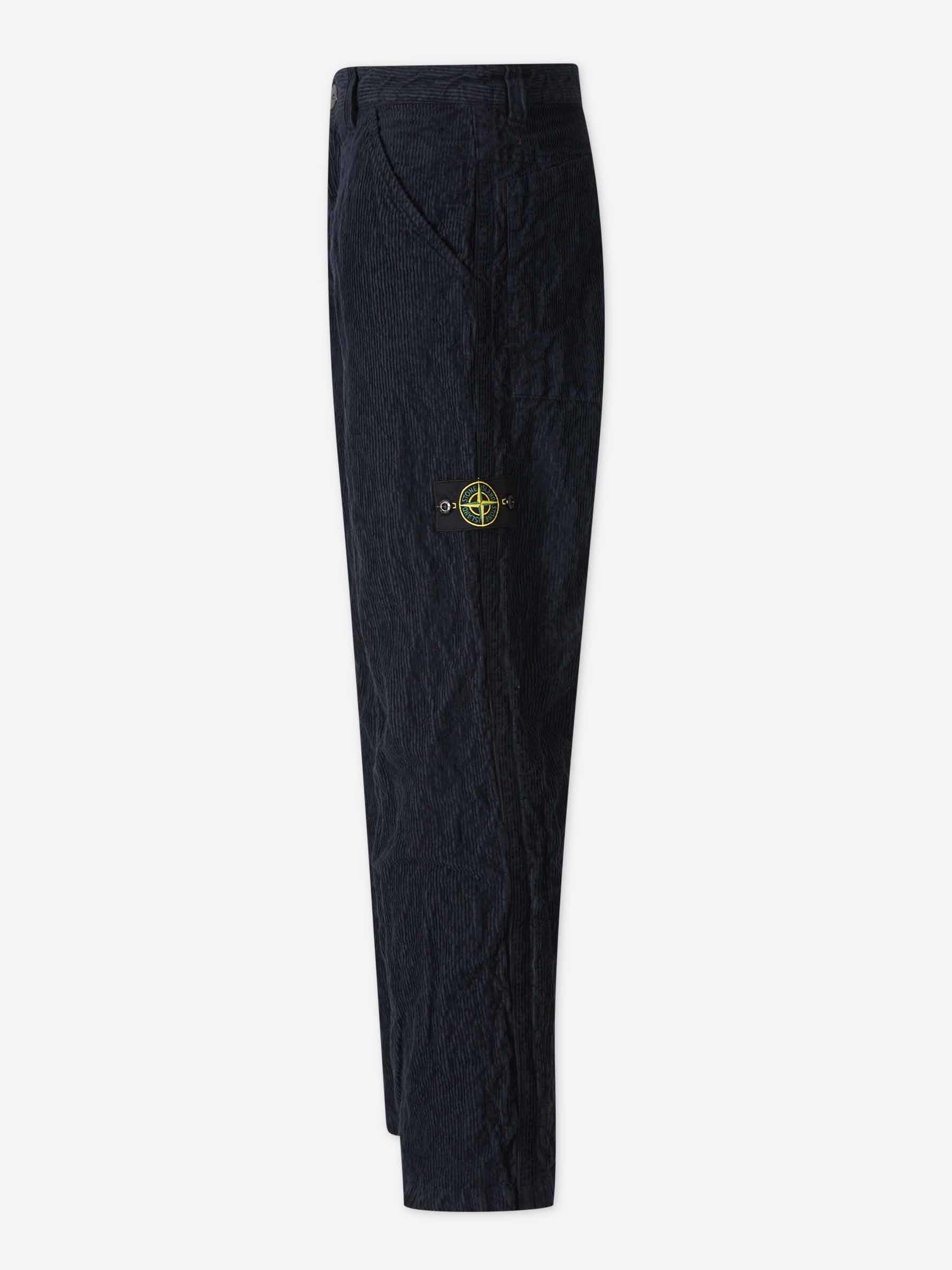 Stone Island Hombre Barcelona Pantalones Pana Rectos color Azul Noche sku 521-003385 01 - Foto 2