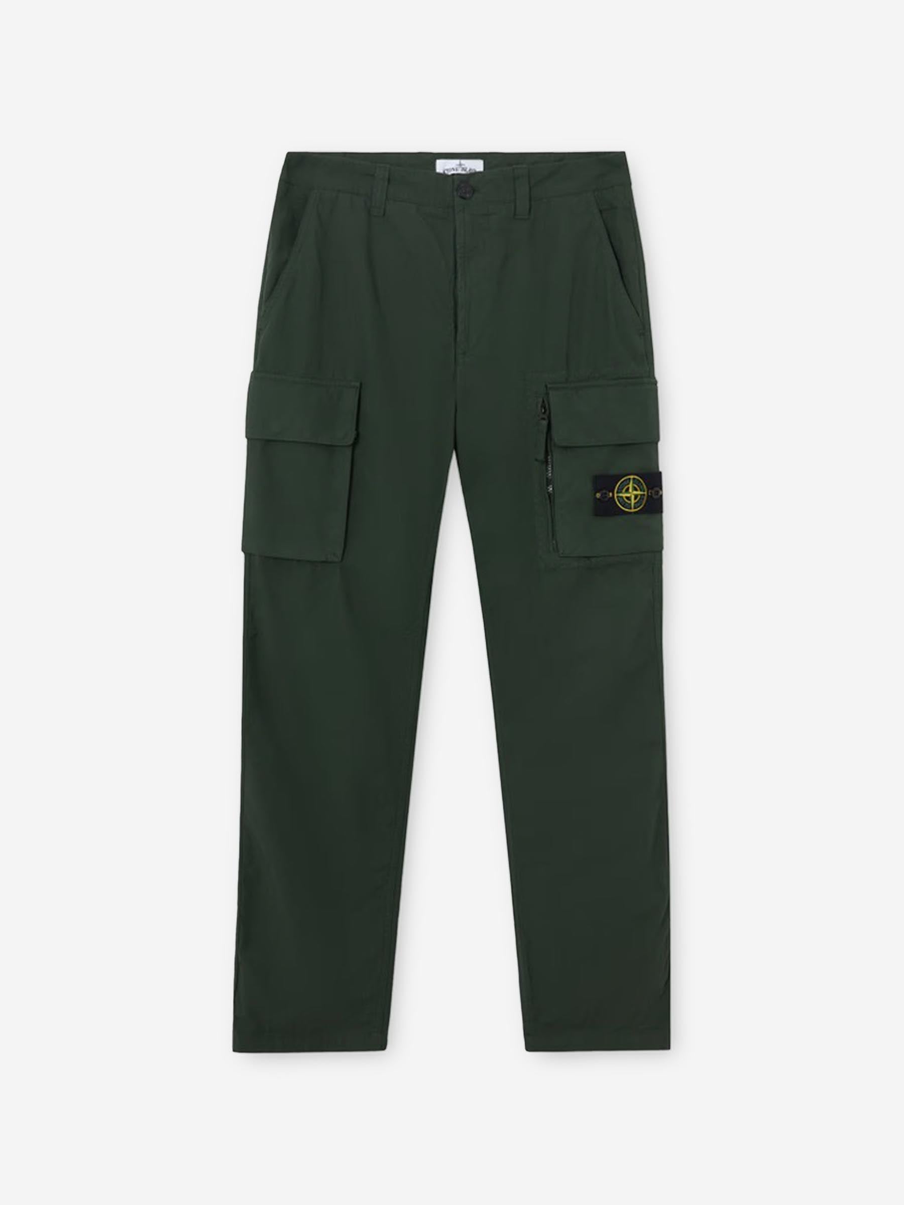 Stone Island Hombre Barcelona Pantalones Cargo Algodón color Verde Oscuro sku 521-003386 01 - Foto 1