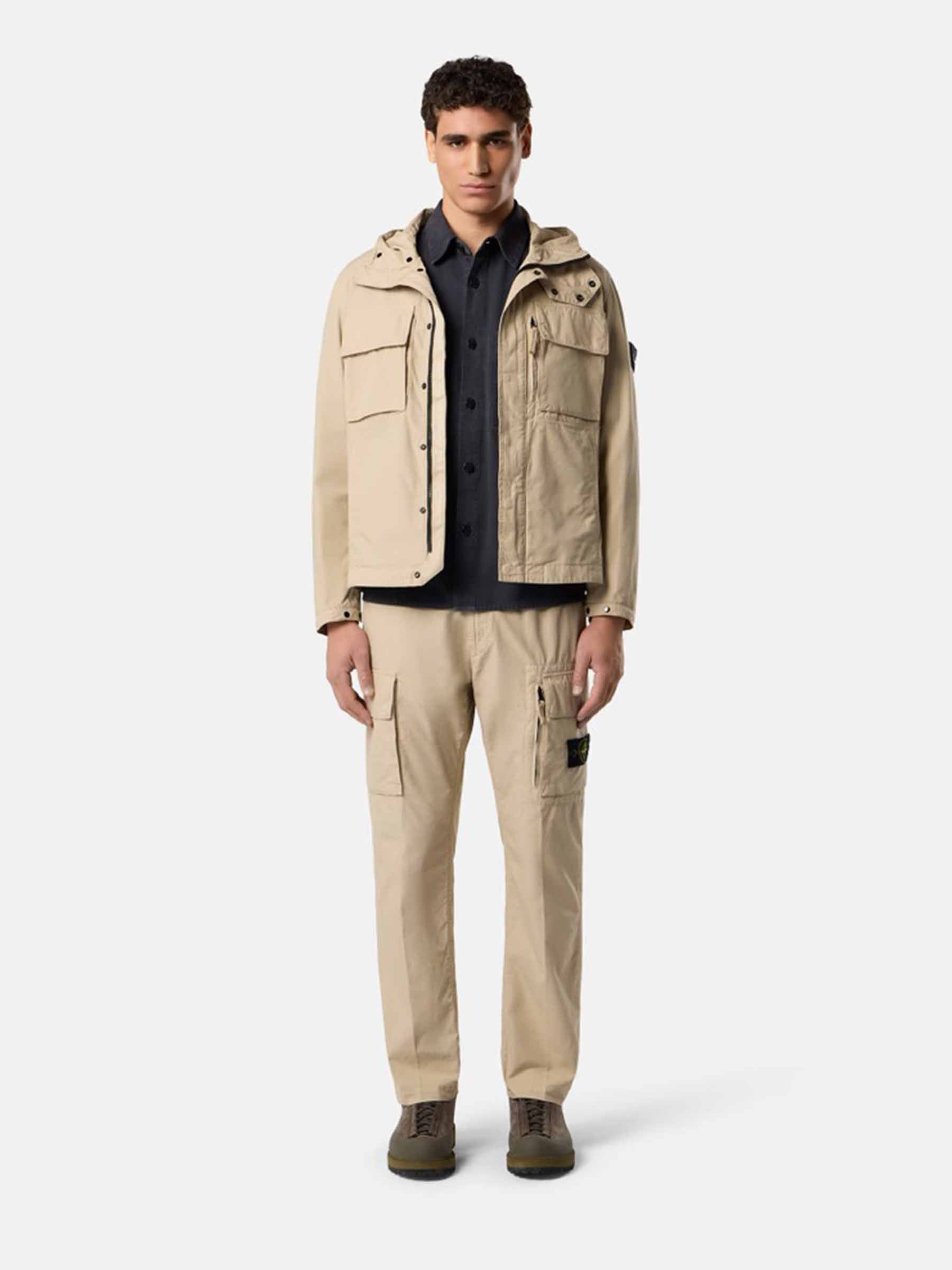 Stone Island Hombre Barcelona Pantalones Cargo Algodón color Camel sku 521-003386 02 - Foto 2