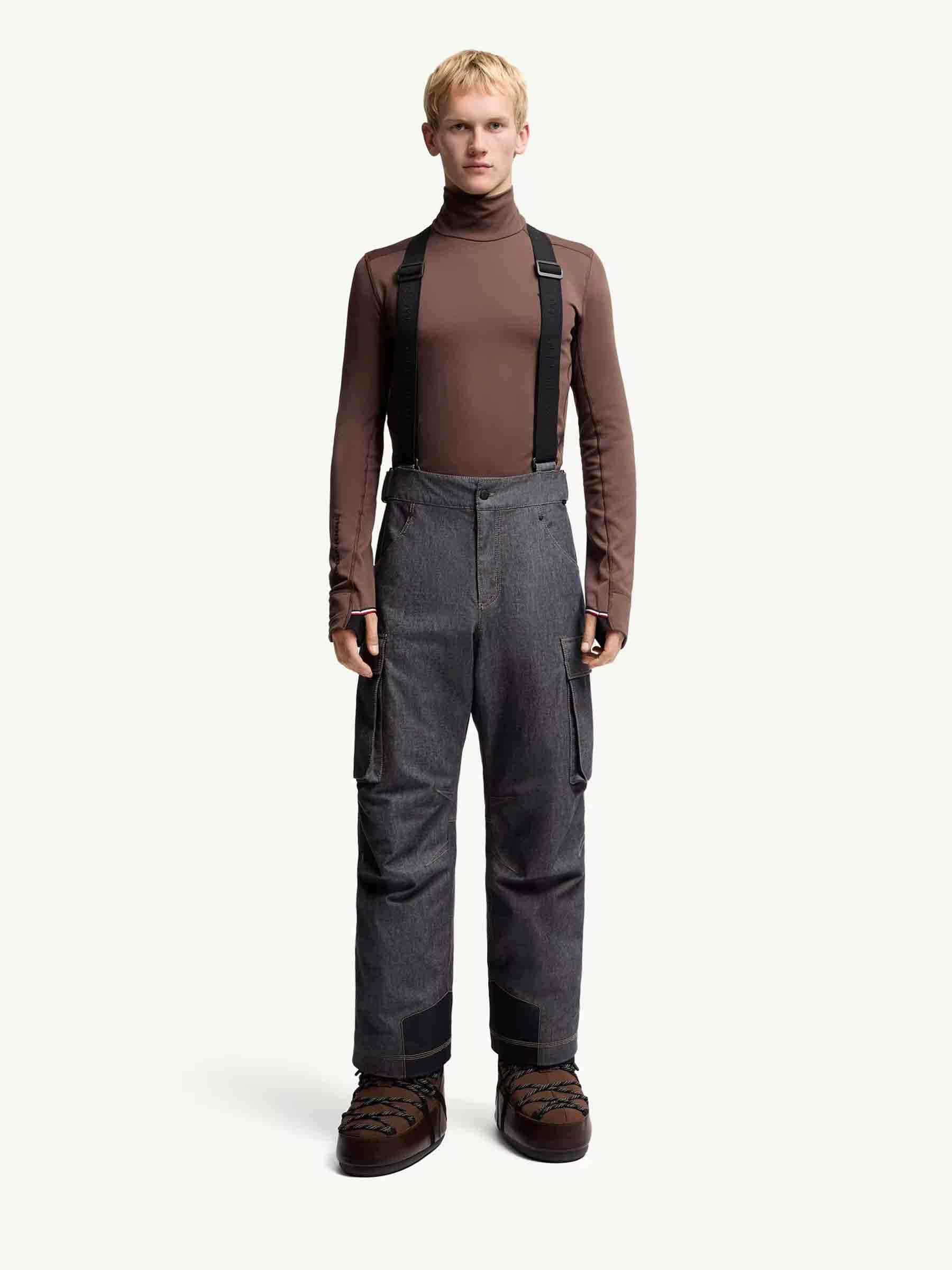 Moncler Grenoble Hombre Barcelona Pantalones Peto Esquí color Azul Denim sku 521-003395 01 - Foto 2