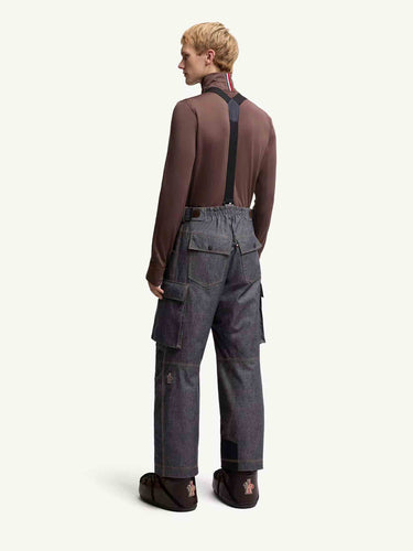 Moncler Grenoble Hombre Barcelona Pantalones Peto Esquí color Azul Denim sku 521-003395 01 - Foto 3