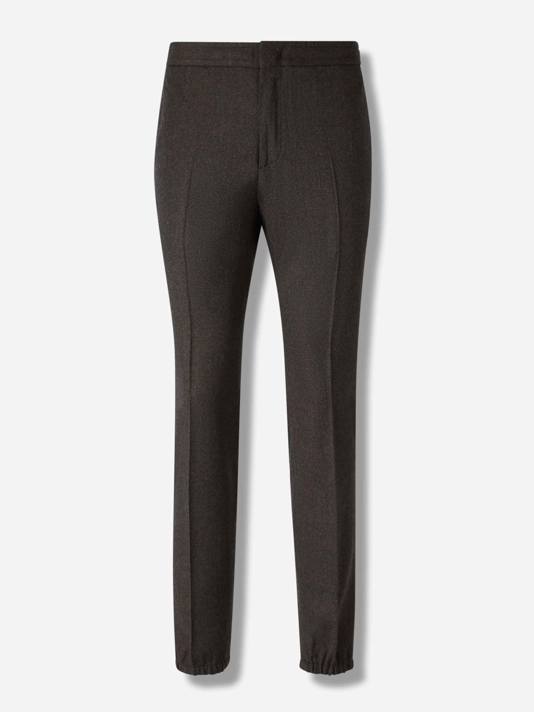 Zegna Hombre Barcelona Pantalones Rectos Lana color Marrón Oscuro sku 521-003424 01 - Foto 1