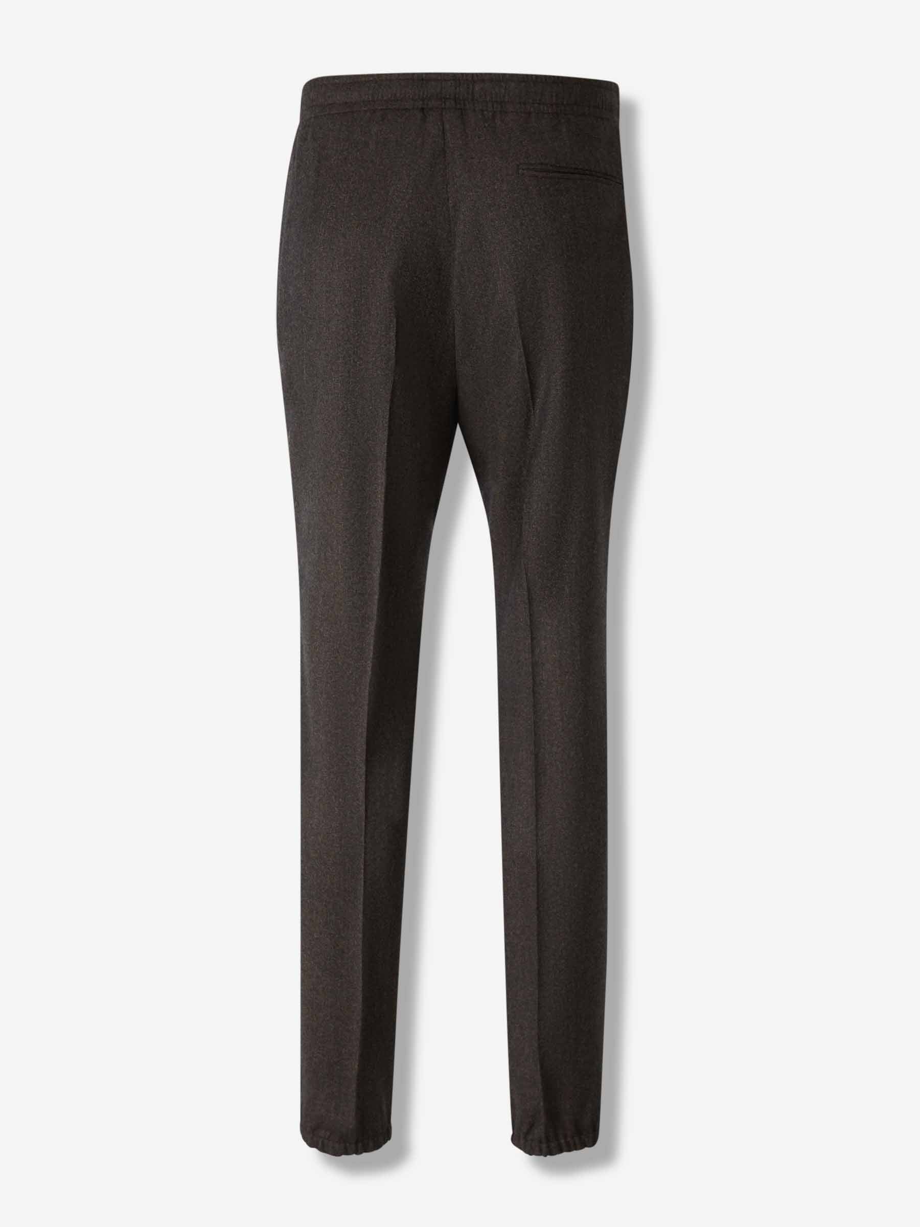 Zegna Hombre Barcelona Pantalones Rectos Lana color Marrón Oscuro sku 521-003424 01 - Foto 2