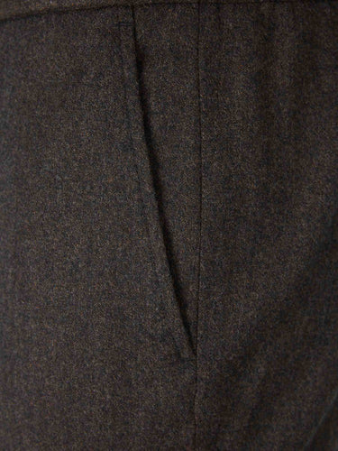 Zegna Hombre Barcelona Pantalones Rectos Lana color Marrón Oscuro sku 521-003424 01 - Foto 3