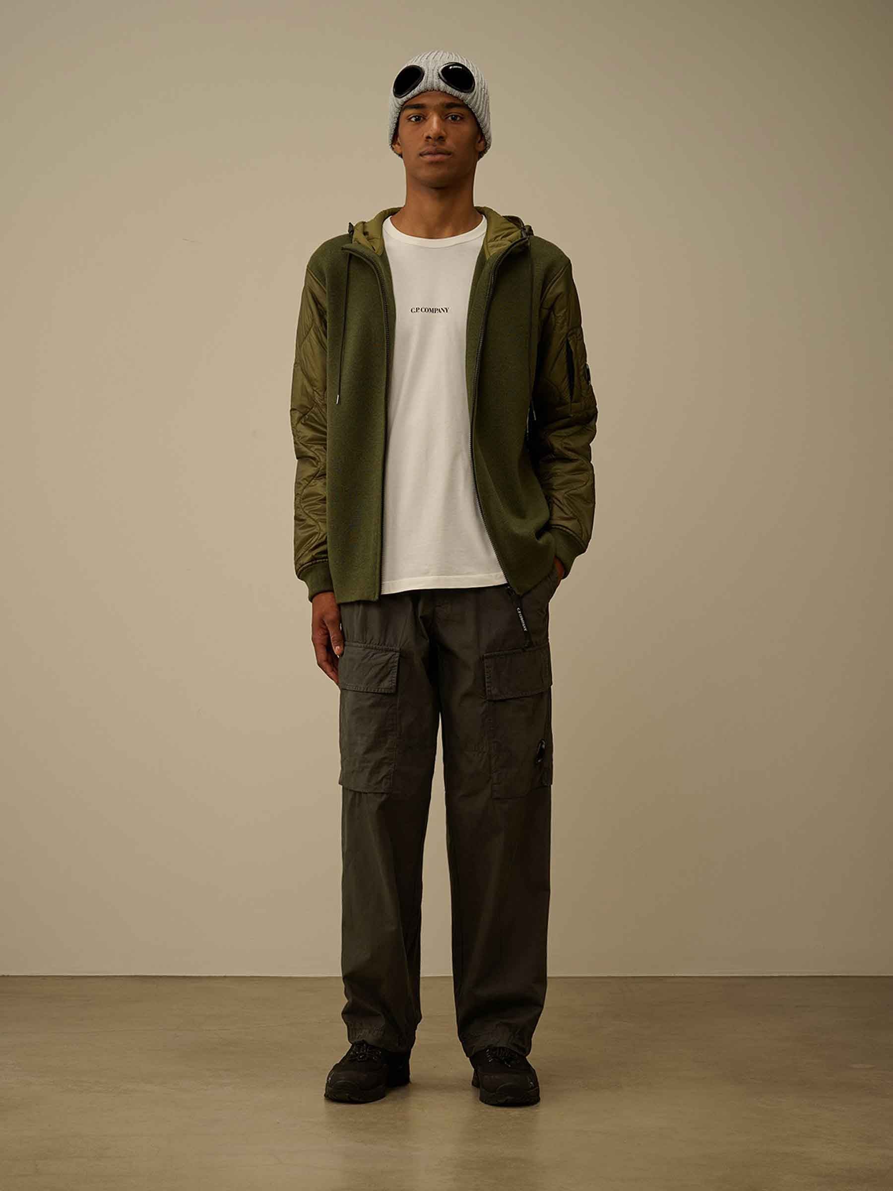 C.P. Company Hombre Barcelona Pantalones Cargo Algodón color Gris Antracita sku 521-003446 01 - Foto 2