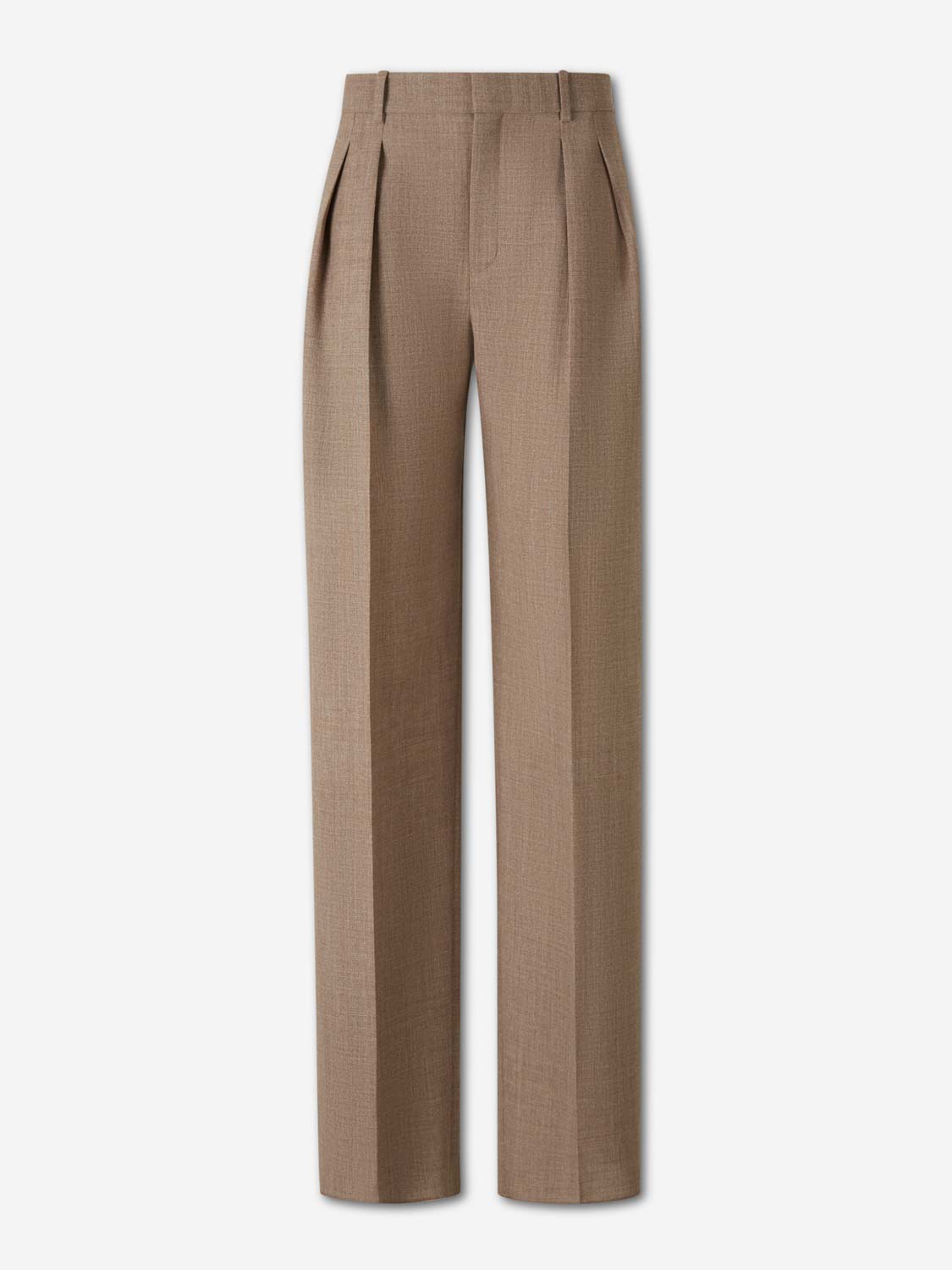 Saint Laurent Hombre Barcelona Pantalones Vestir Lana color Marrón sku 521-003458 01 - Foto 1