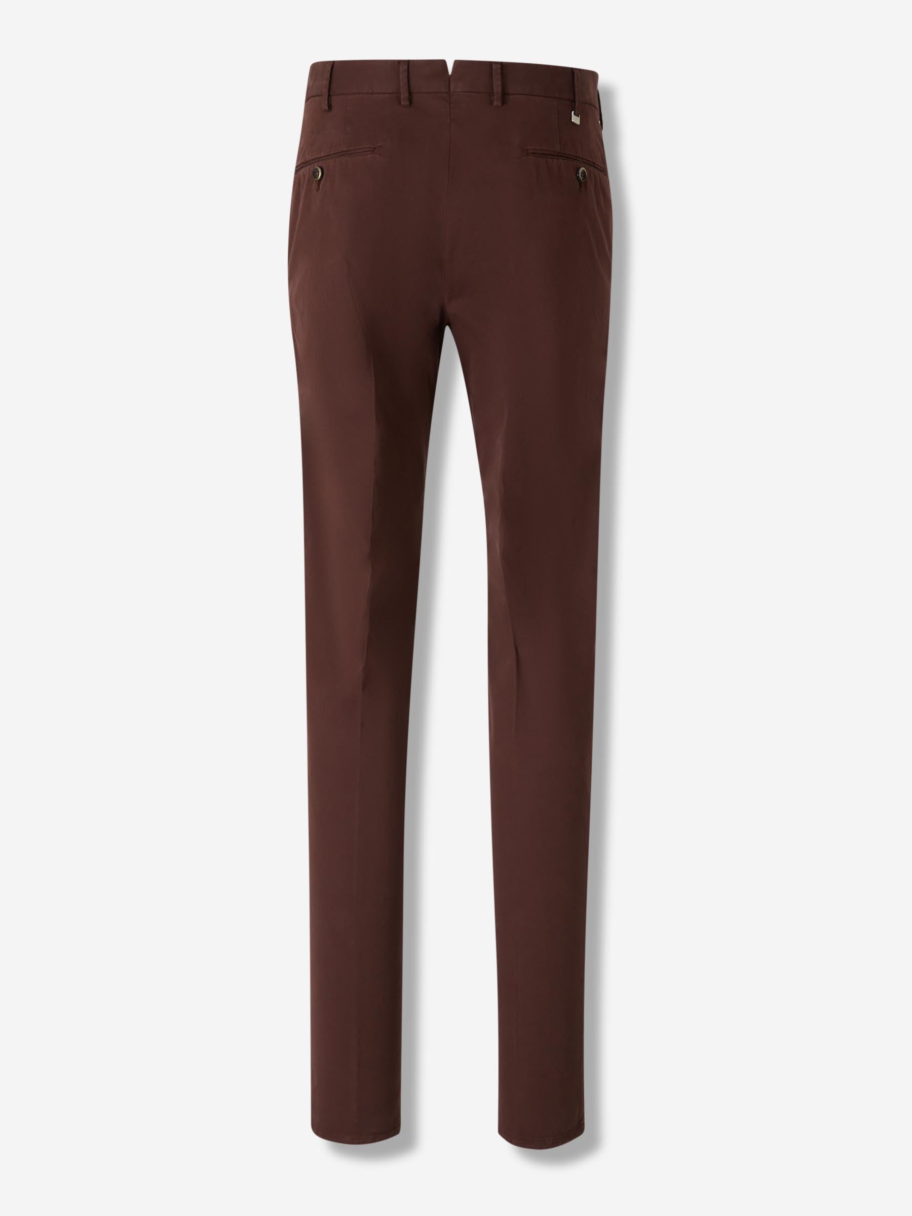 PT Torino Hombre Barcelona Pantalones Chinos Rectos color Burdeos sku 521-003474 07 - Foto 2