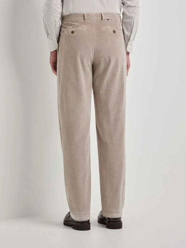 Canali Hombre Barcelona Pantalones Rectos Pana color Beige sku 521-003482 01 - Foto 3