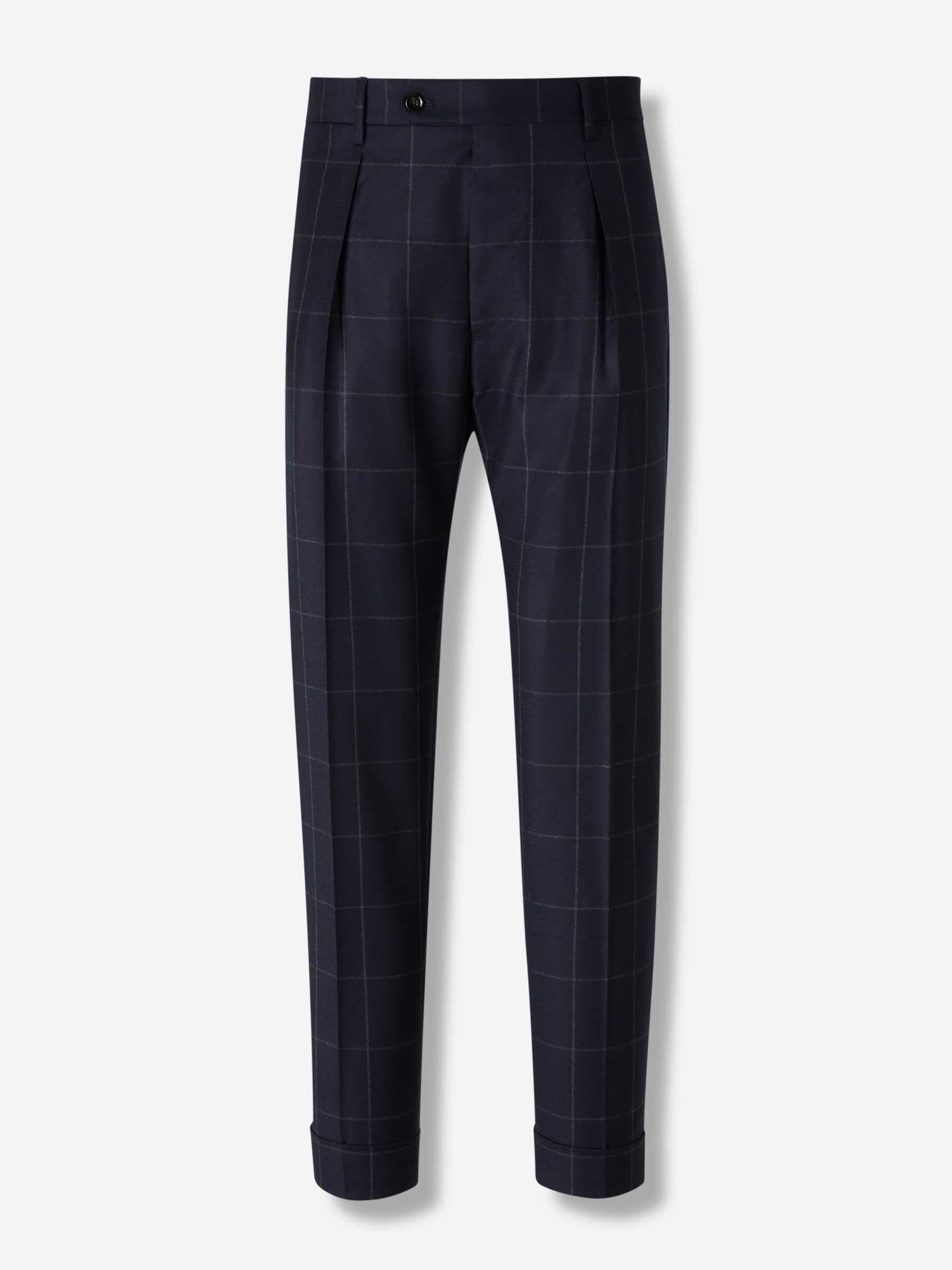 Santa Eulalia Hombre Barcelona Pantalones de Vestir Lana color Azul Marino sku 521-003486 01 - Foto 1