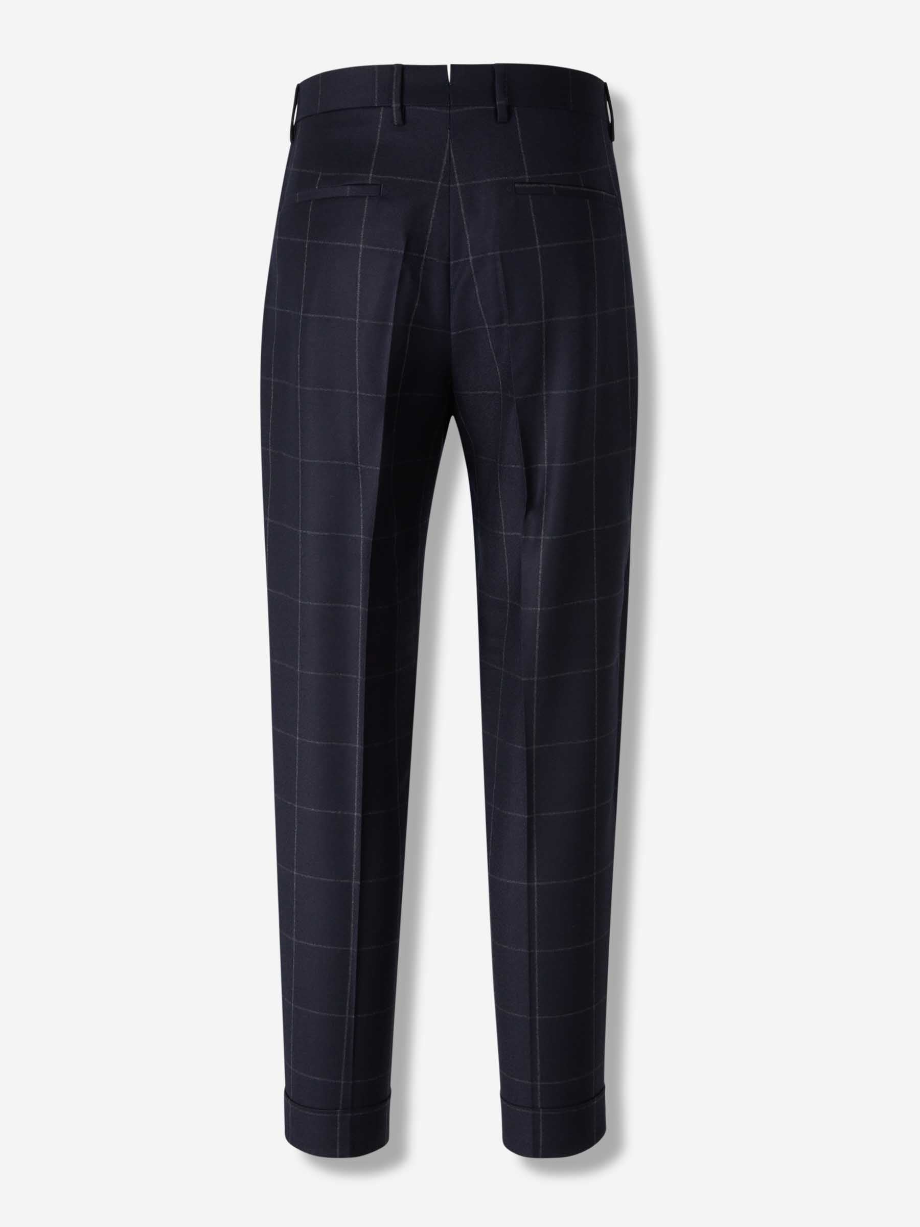 Santa Eulalia Hombre Barcelona Pantalones de Vestir Lana color Azul Marino sku 521-003486 01 - Foto 2