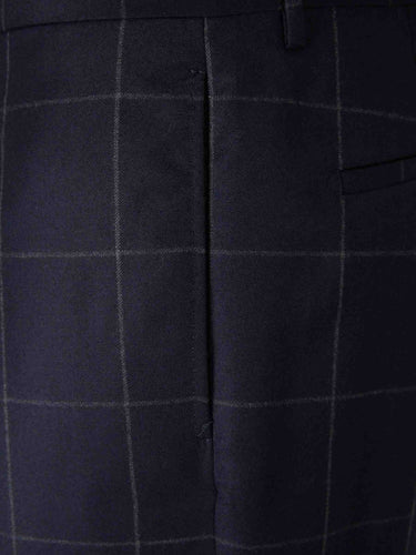 Santa Eulalia Hombre Barcelona Pantalones de Vestir Lana color Azul Marino sku 521-003486 01 - Foto 3