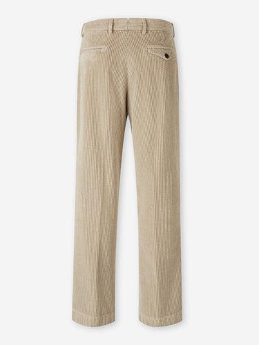 Berwich Hombre Barcelona Pantalones Pana Rectos color Beige sku 521-003489 01 - Foto 2