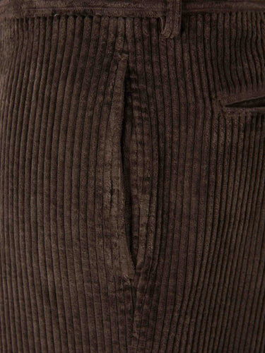 Berwich Hombre Barcelona Pantalones Pana Rectos color Marrón Oscuro sku 521-003489 02 - Foto 3