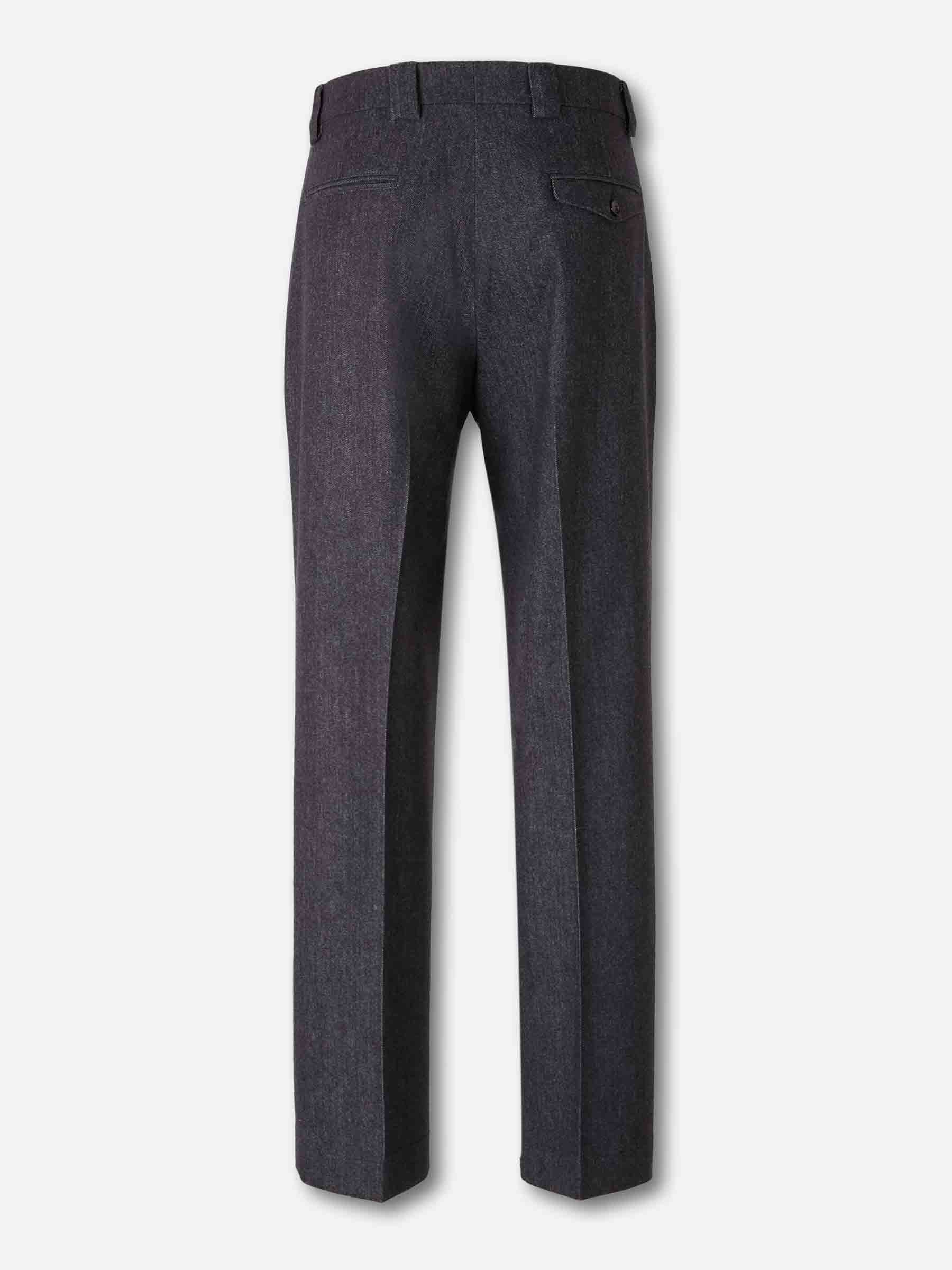 Berwich Hombre Barcelona Pantalones Vestir Lana color Gris Antracita sku 521-003492 01 - Foto 2