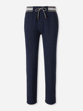 Gran Sasso Hombre Barcelona Joggers Punto Lana color Azul Marino sku 521-003493 02 - Foto 1