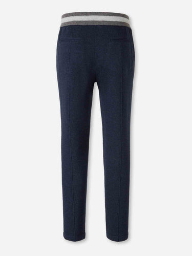Gran Sasso Hombre Barcelona Joggers Punto Lana color Azul Marino sku 521-003493 02 - Foto 2