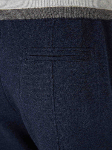 Gran Sasso Hombre Barcelona Joggers Punto Lana color Azul Marino sku 521-003493 02 - Foto 4