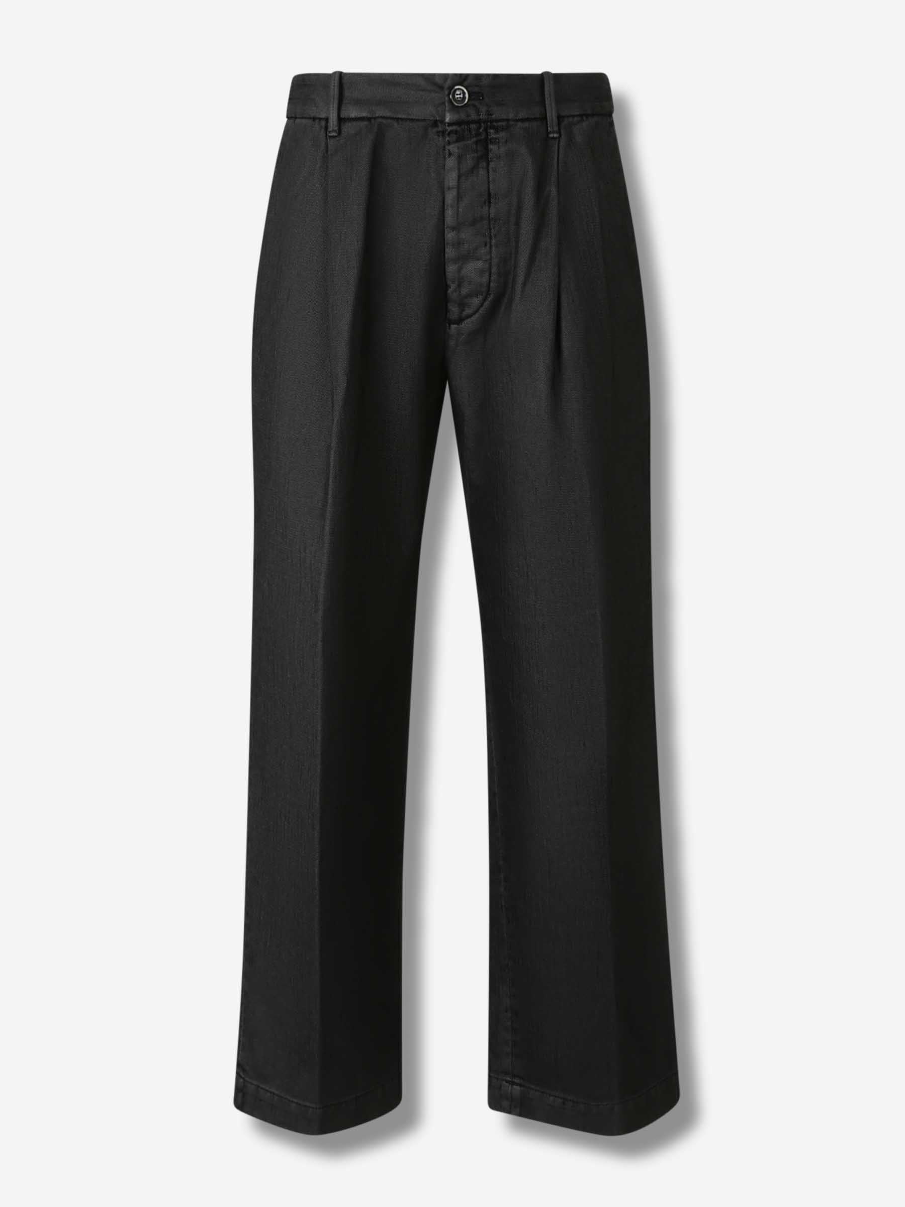 Nine in the morning Hombre Barcelona Pantalones de vestir anchos color Negro sku 521-003500 01 - Foto 1