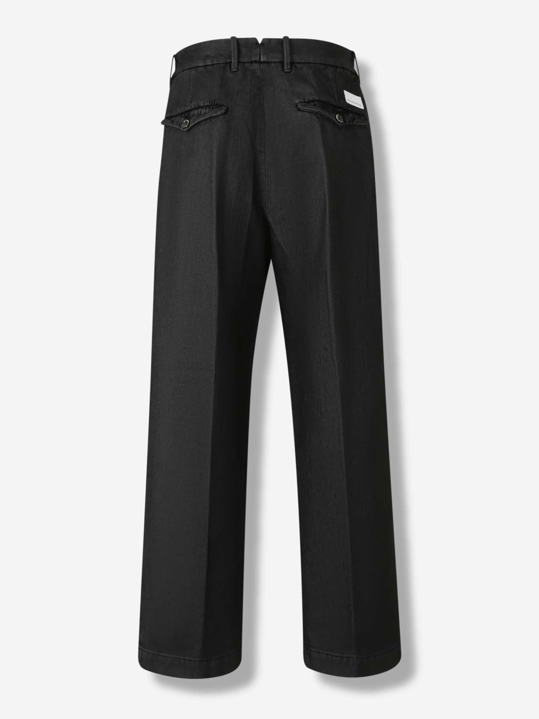 Nine in the morning Hombre Barcelona Pantalones de vestir anchos color Negro sku 521-003500 01 - Foto 2