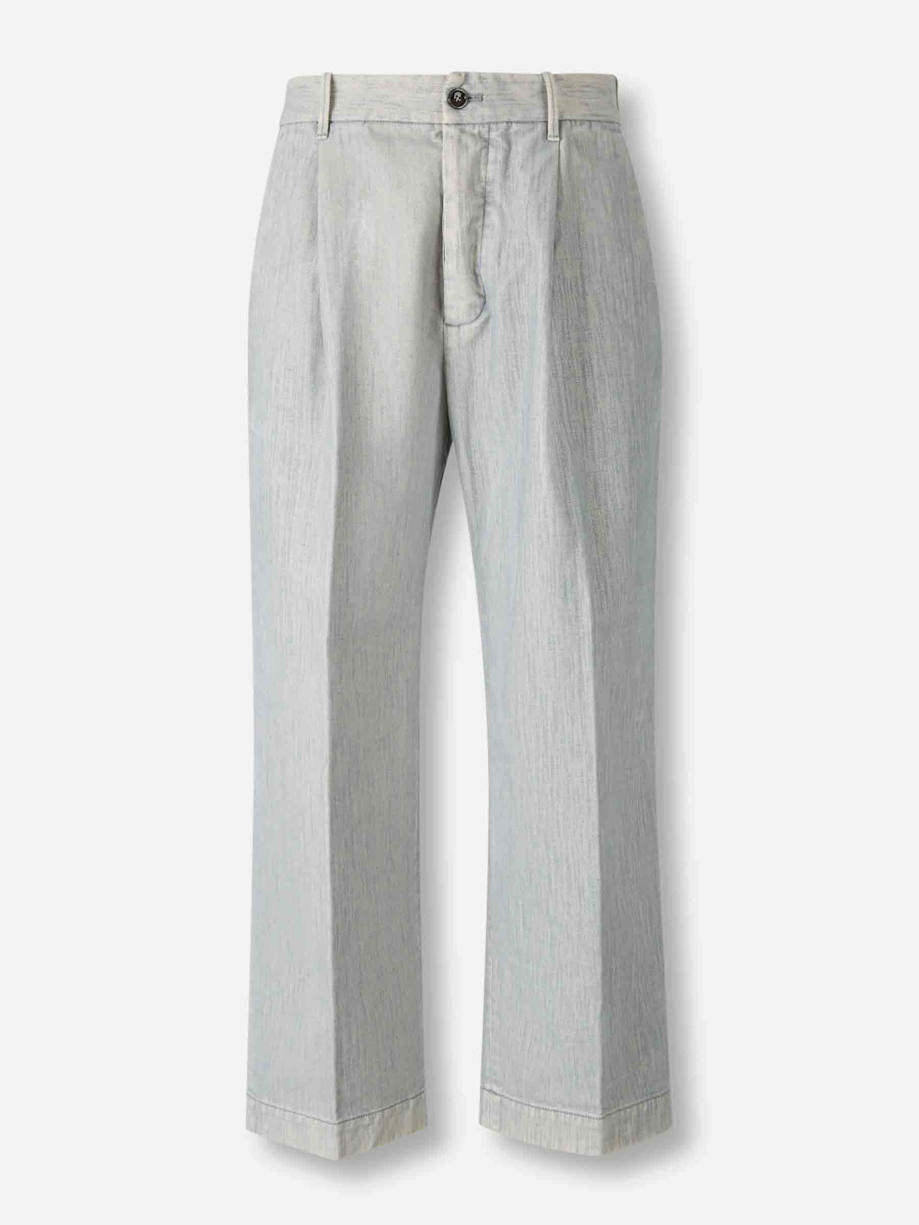 Nine in the morning Hombre Barcelona Pantalones Anchos color Gris Claro sku 521-003500 02 - Foto 1