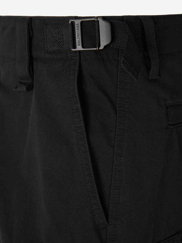 Balenciaga Hombre Barcelona Pantalones Anchos Cargo color Negro sku 521-003504 01 - Foto 4