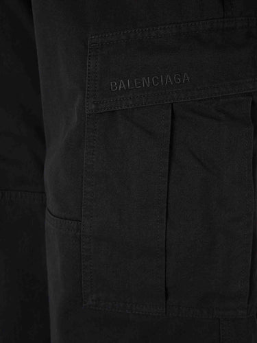 Balenciaga Hombre Barcelona Pantalones Anchos Cargo color Negro sku 521-003504 01 - Foto 5