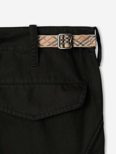 Burberry Hombre Barcelona Pantalones Cargo Algodón color Negro sku 521-003509 01 - Foto 3