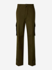 Valentino Hombre Barcelona Pantalones Anchos Cargo color Verde Militar sku 521-003520 01 - Foto 1