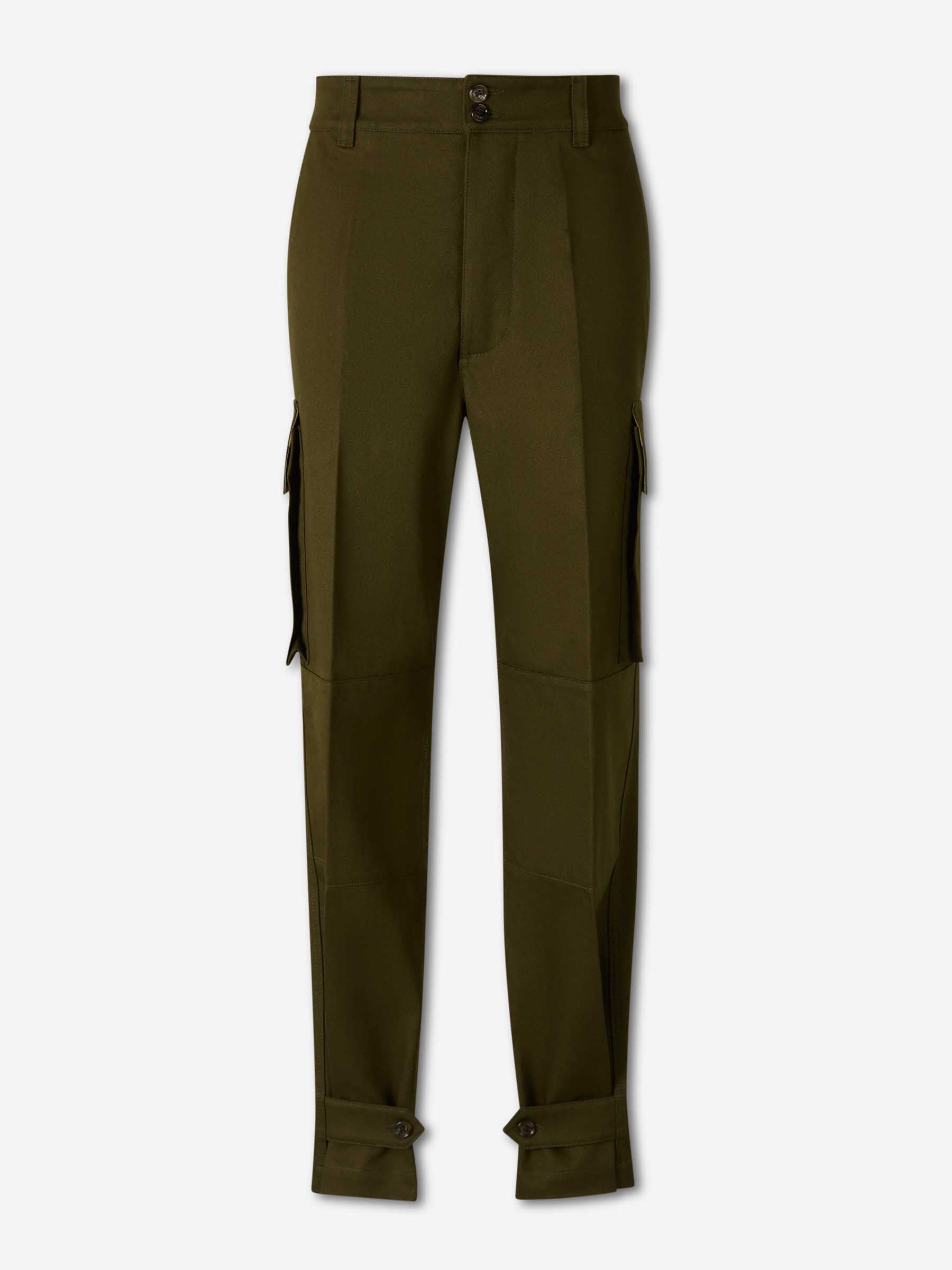 Valentino Hombre Barcelona Pantalones Anchos Cargo color Verde Militar sku 521-003520 01 - Foto 2