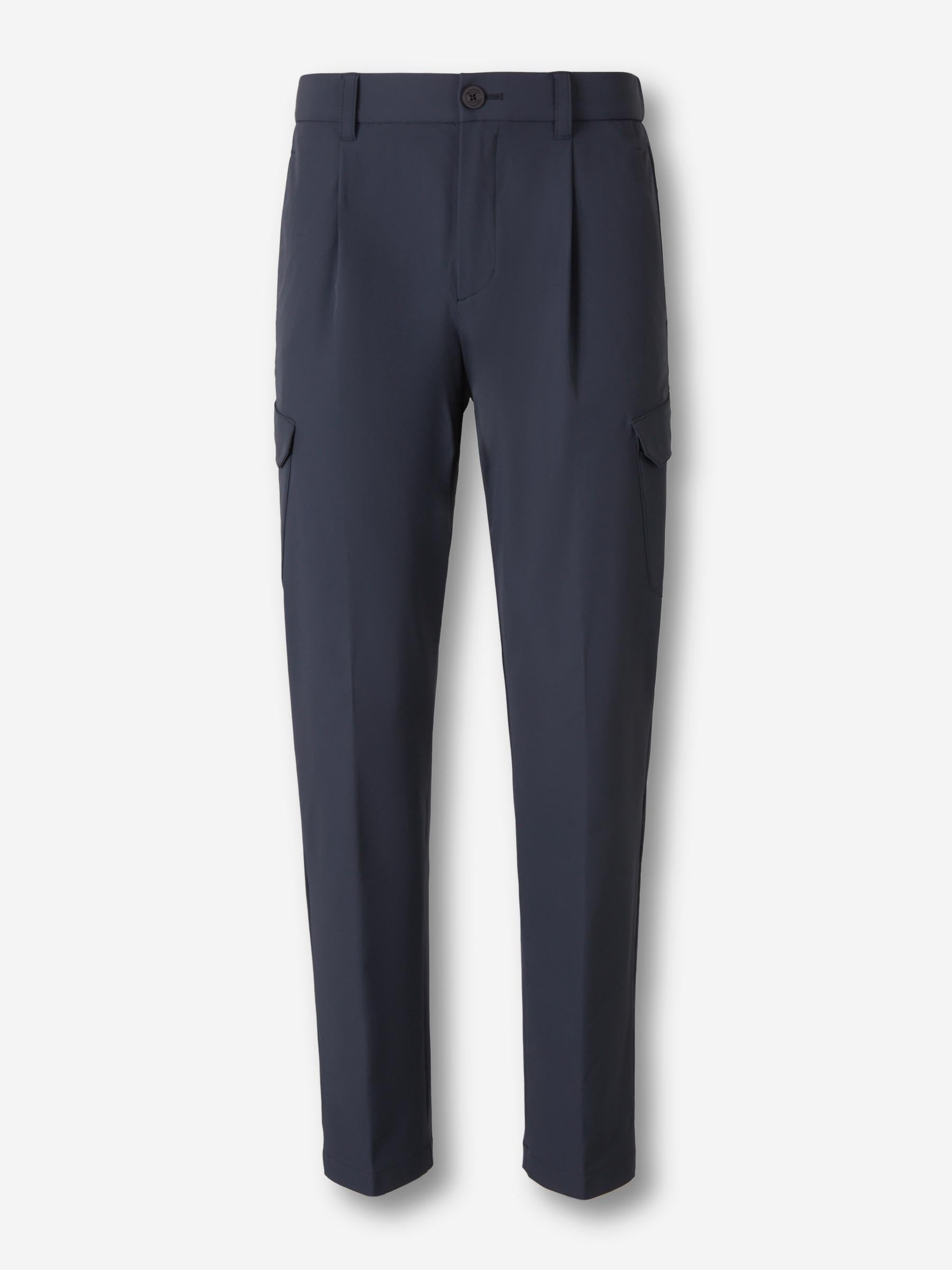 Herno Hombre Barcelona Pantalones Cargo color Azul Noche sku 521-003524 02 - Foto 1