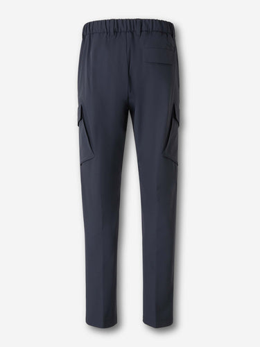 Herno Hombre Barcelona Pantalones Cargo color Azul Noche sku 521-003524 02 - Foto 3