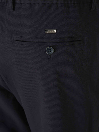 Herno Hombre Barcelona Pantalones Chinos Slim color Azul Noche sku 521-003526 02 - Foto 4