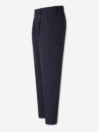 Herno Hombre Barcelona Pantalones Recto Cargo color Azul Noche sku 521-003528 01 - Foto 2
