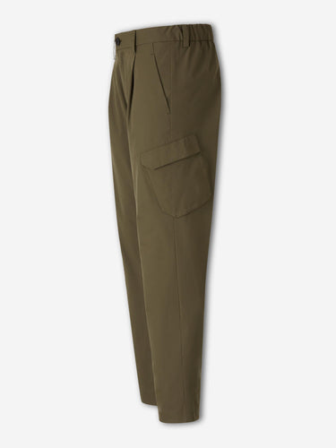Herno Hombre Barcelona Pantalones Recto Cargo color Verde Militar sku 521-003528 02 - Foto 2