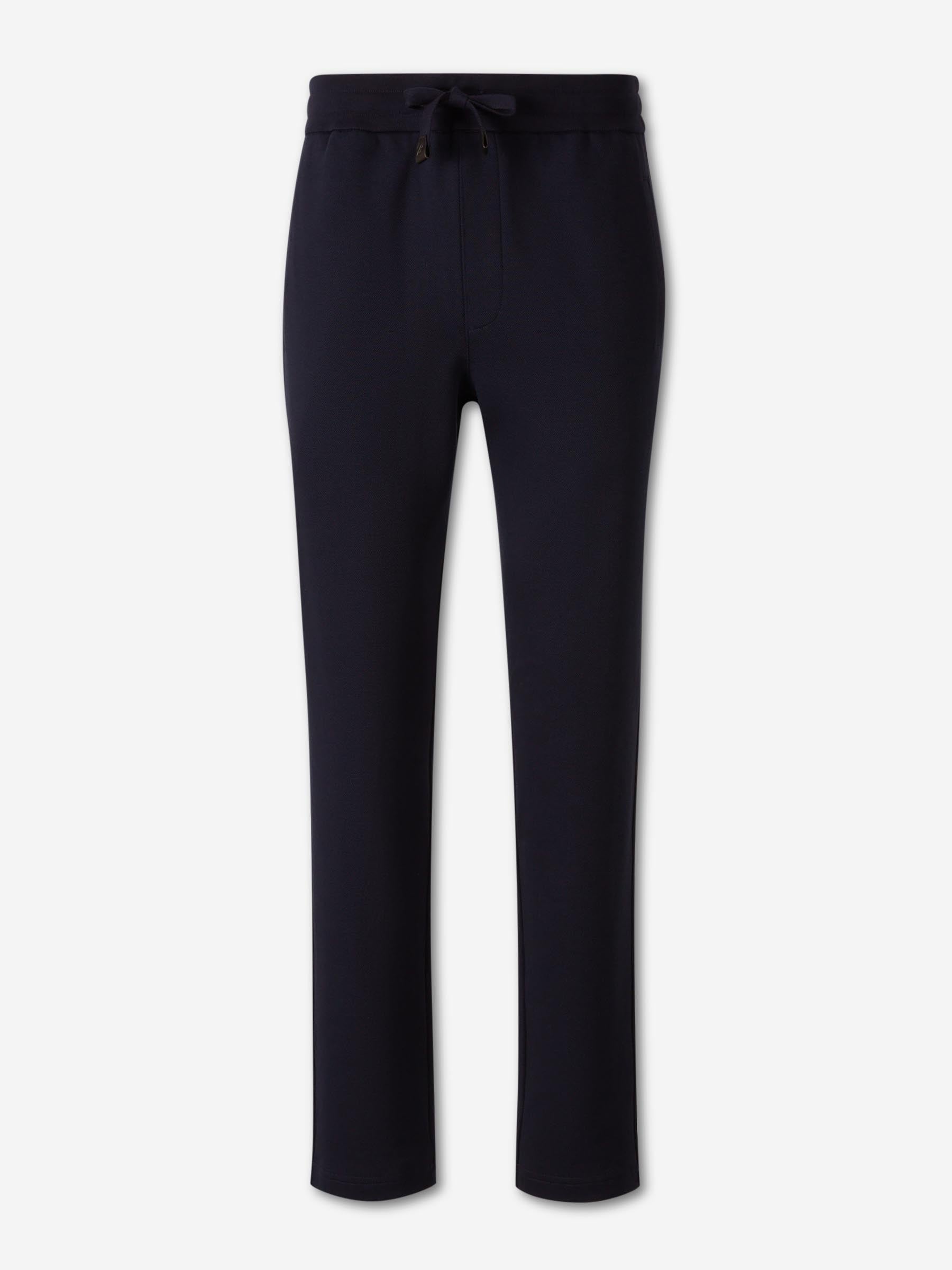 Brioni Hombre Barcelona Joggers Logo Algodón color Azul Noche sku 521-003534 01 - Foto 1