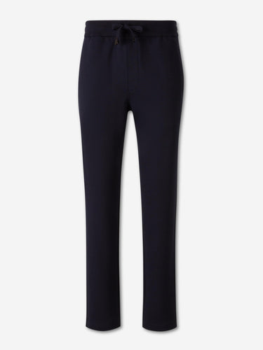 Brioni Hombre Barcelona Joggers Logo Algodón color Azul Noche sku 521-003534 01 - Foto 1