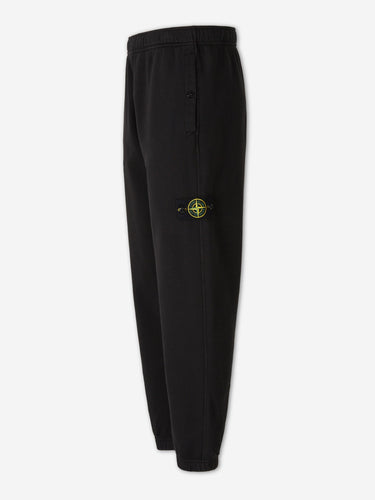 Stone Island  Barcelona Joggers Algodón Logo color Negro sku 521-003537 01 - Foto 2