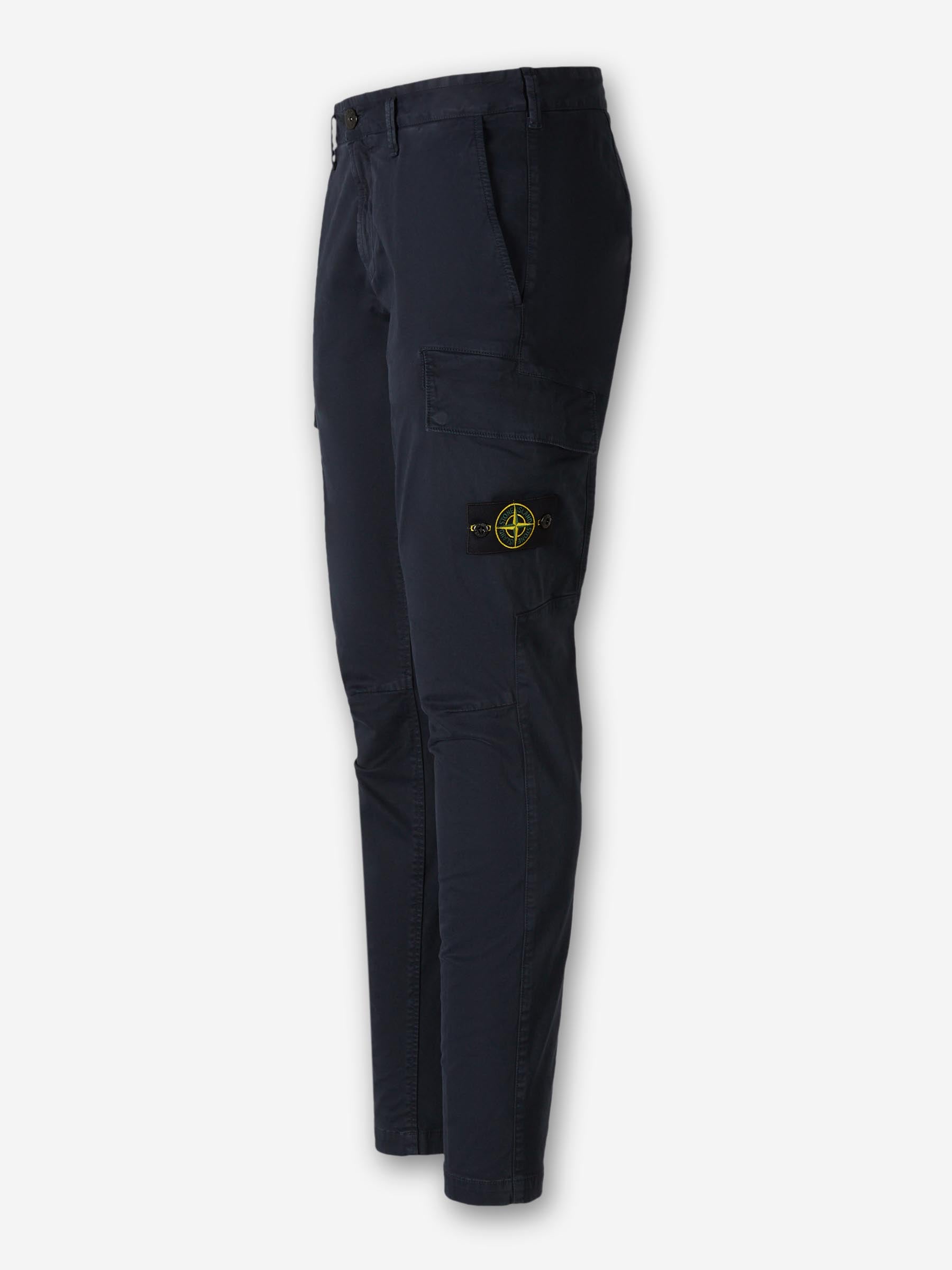 Stone Island Hombre Barcelona Pantalones Chinos Algodón color Azul Noche sku 521-003538 01 - Foto 2