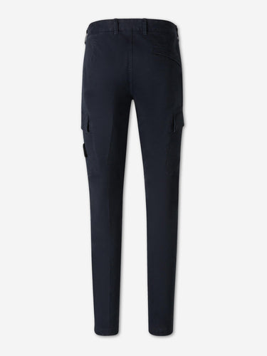 Stone Island Hombre Barcelona Pantalones Chinos Algodón color Azul Noche sku 521-003538 01 - Foto 3
