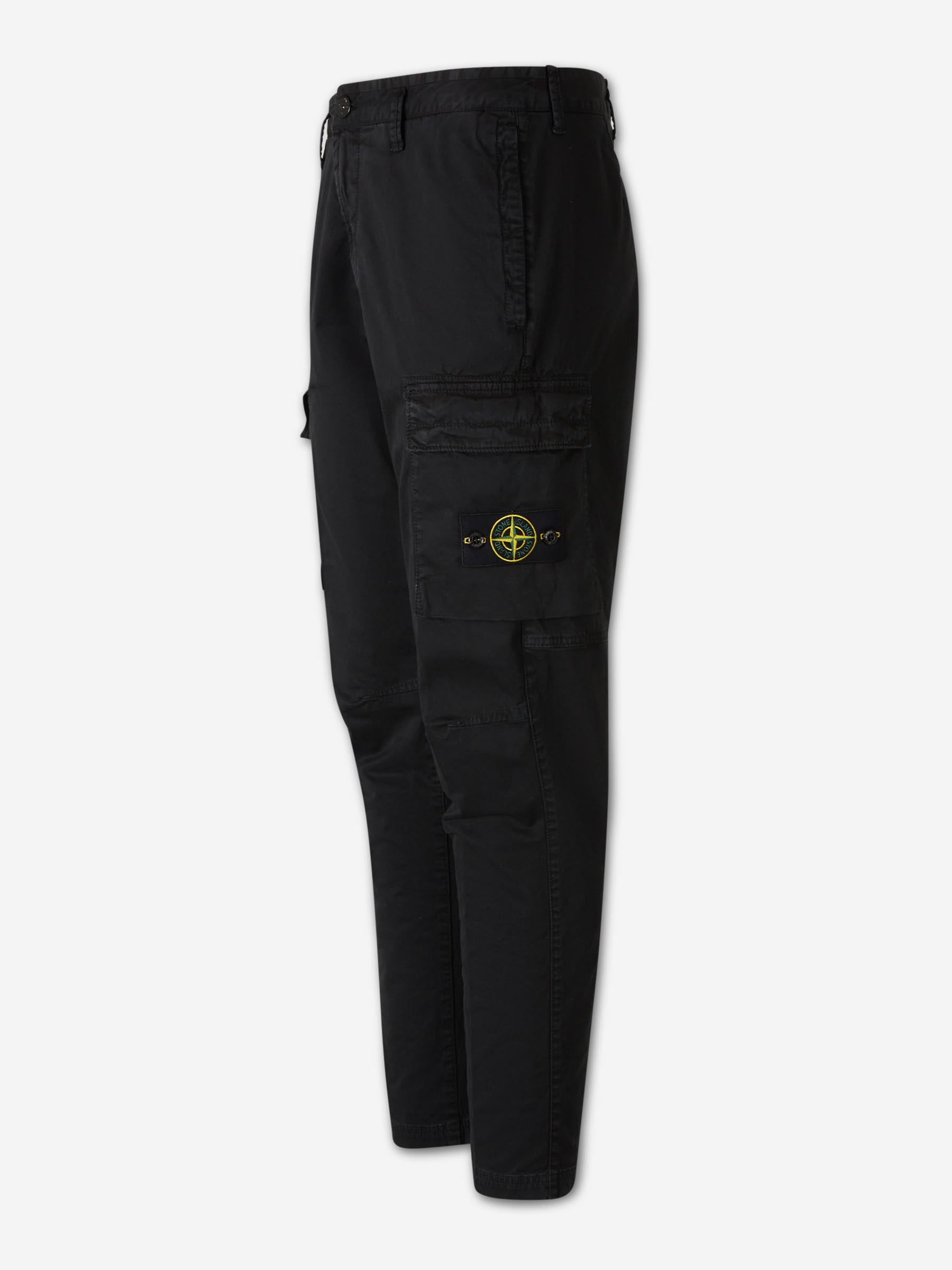 Stone Island Hombre Barcelona Pantalones Cargo Algodón color Negro sku 521-003539 01 - Foto 2