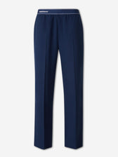 Casablanca Hombre Barcelona Pantalones Rectos Lana color Azul Marino sku 521-003562 01 - Foto 1