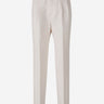 Brunello Cucinelli Hombre Barcelona Pantalones Lino Rectos color Marfil sku 521-003563 01 - Foto 1