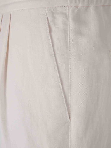 Brunello Cucinelli Hombre Barcelona Pantalones Lino Rectos color Marfil sku 521-003563 01 - Foto 3