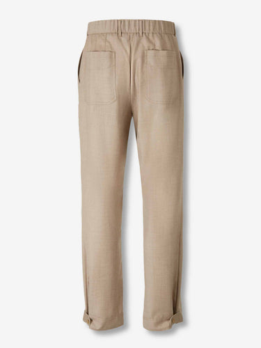 Brioni Hombre Barcelona Pantalones Rectos Maiorca color Beige sku 521-003571 01 - Foto 3