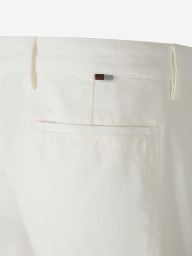 Canali Hombre Barcelona Pantalones Rectos Chinos color Blanco sku 521-003572 01 - Foto 4