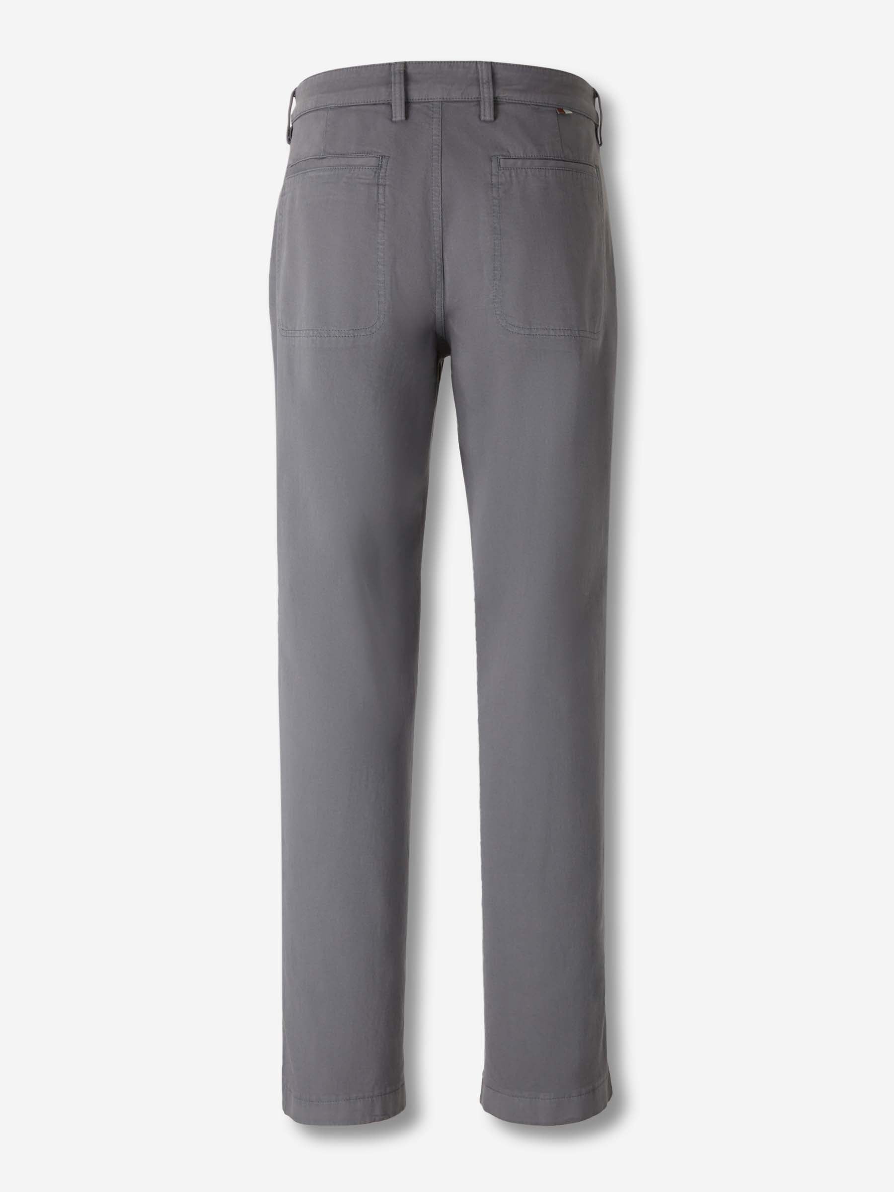 Canali Hombre Barcelona Pantalones Rectos Chinos color Gris sku 521-003572 02 - Foto 2
