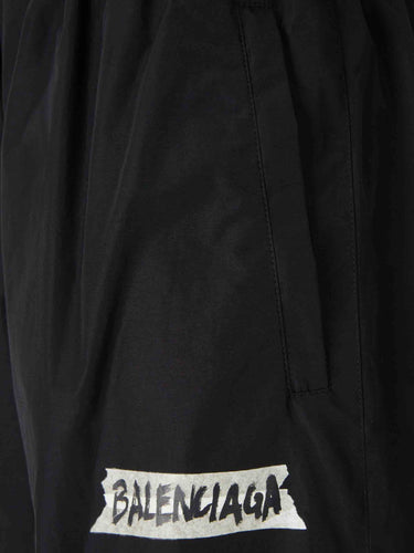 Balenciaga Hombre Barcelona Pantalones Masking Tape color Negro sku 521-003573 01 - Foto 4