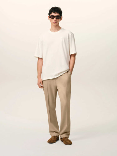 Ami Paris Hombre Barcelona Pantalones Casuales Lana color Beige sku 521-003580 01 - Foto 2