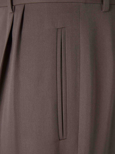 The Row Hombre Barcelona Pantalones Vestir Recto color Marrón Oscuro sku 521-003584 01 - Foto 3